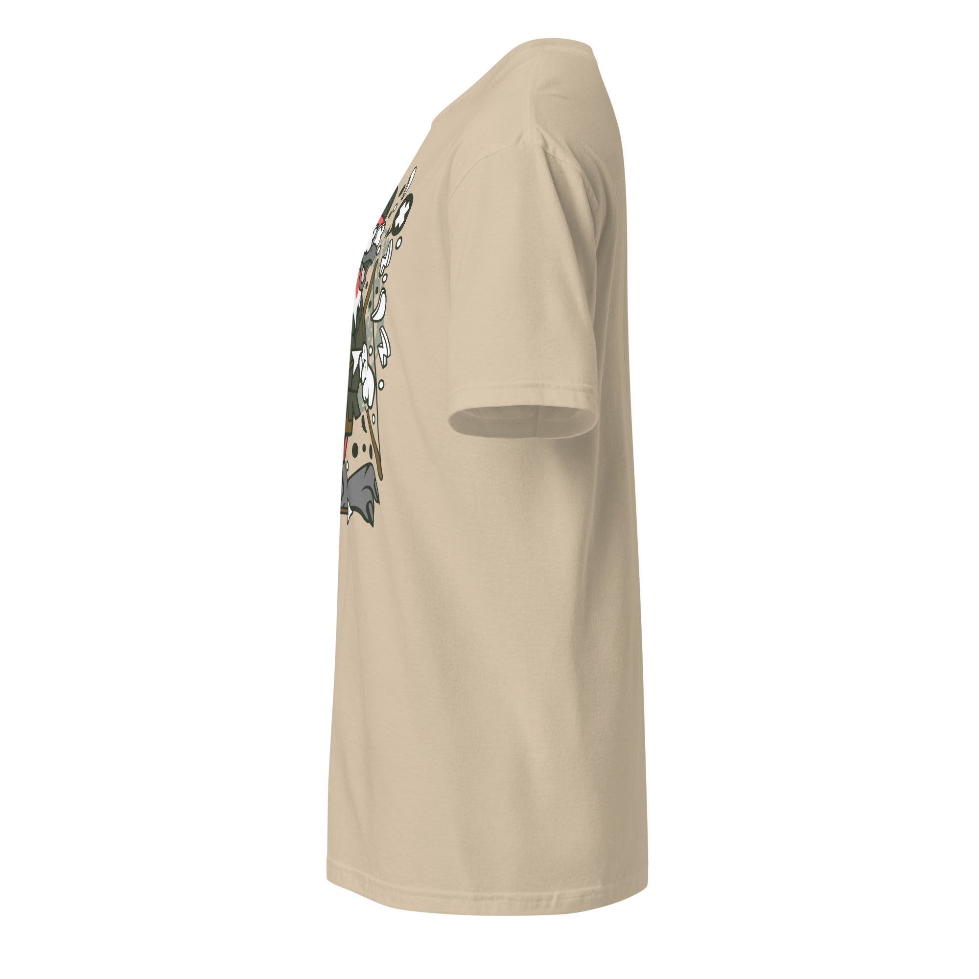 Brodi Bird cartoon tee on plain background