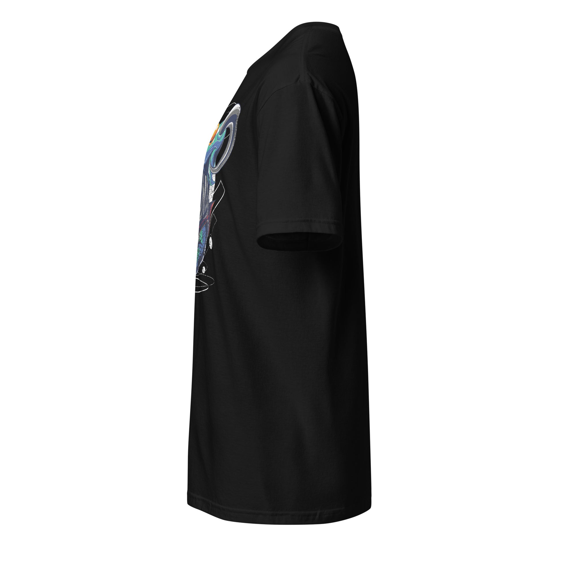 Black unisex Oni streetwear tee

