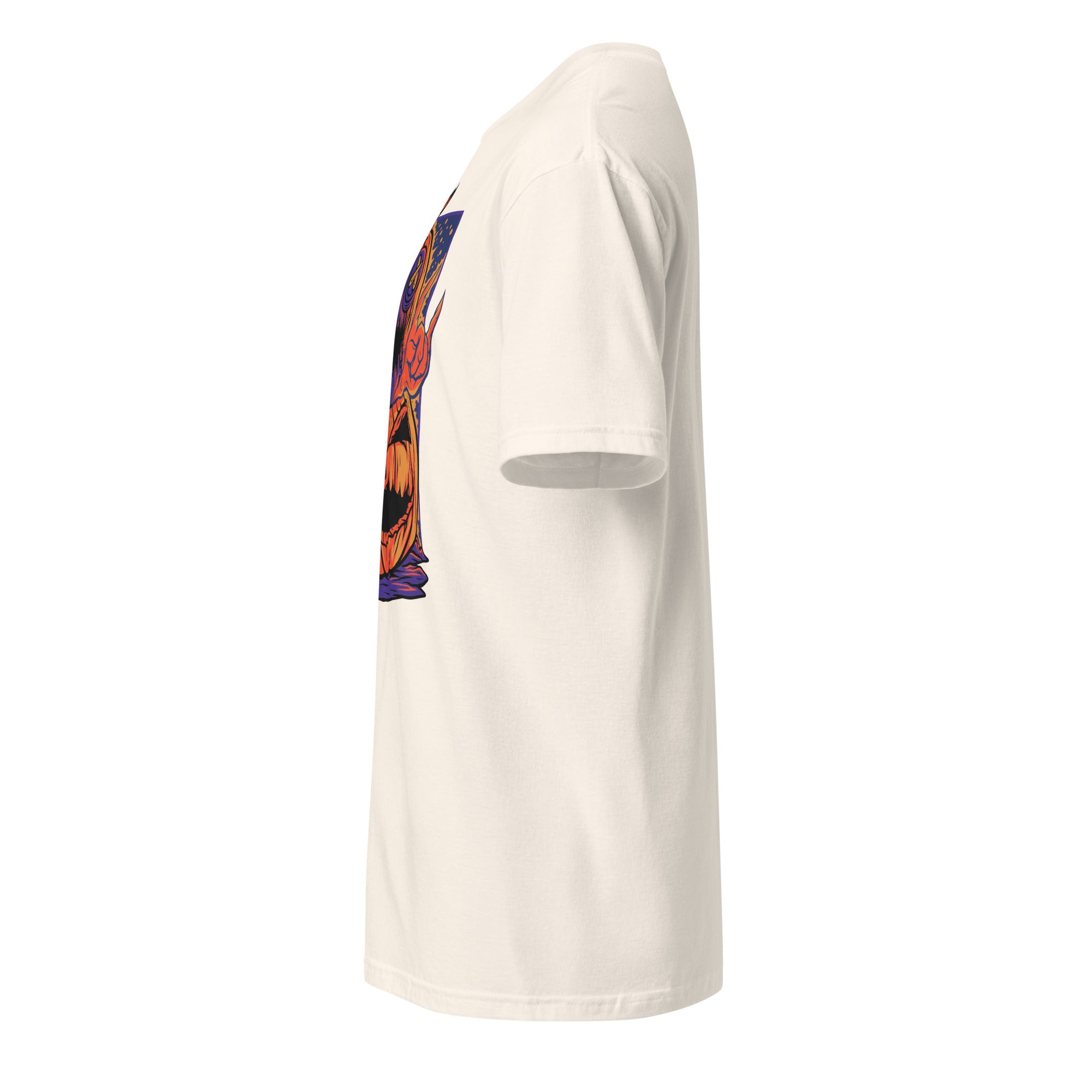 Luffy-style straw hat graphic shirt