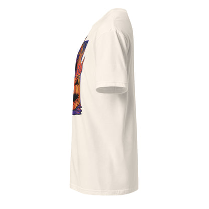 Luffy-style straw hat graphic shirt