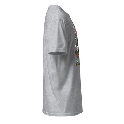 Funny bird tee styled with jacket