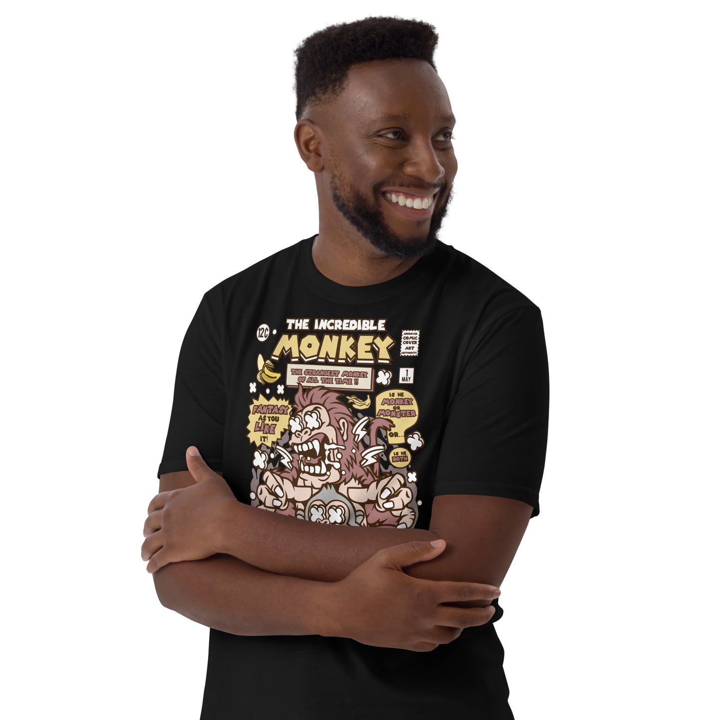 The Incredible Monkey Cotton Unisex T-Shirt