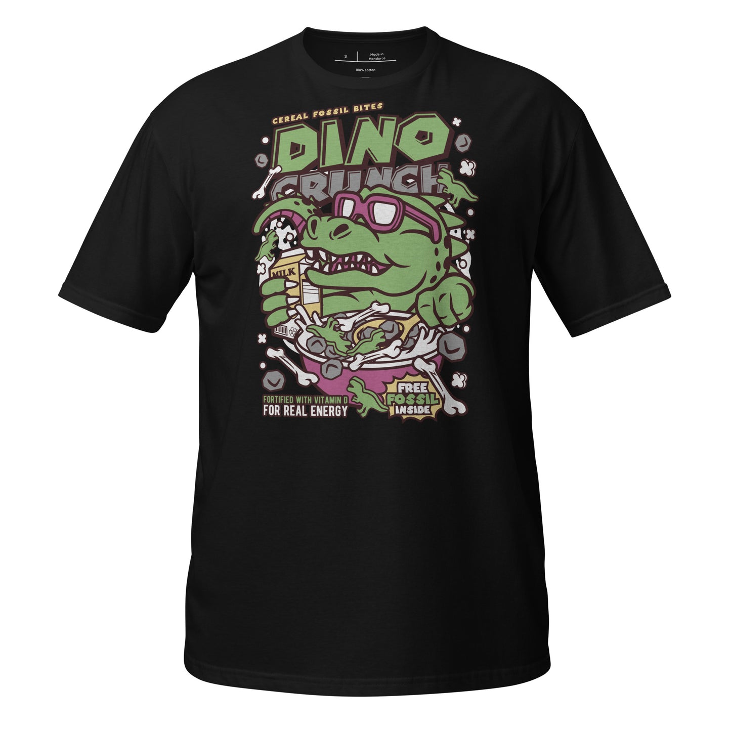 Cereal Killer - Dino Crunch Cotton Unisex T-Shirt