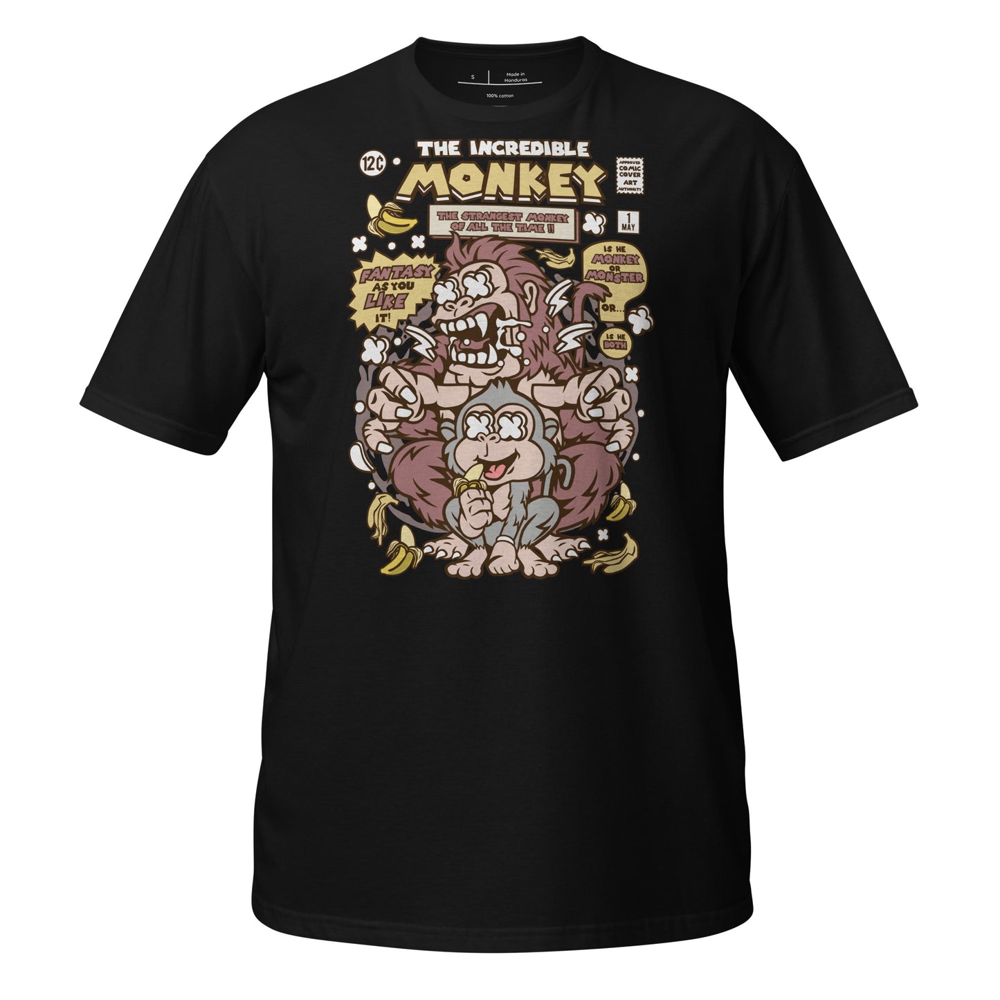 The Incredible Monkey Cotton Unisex T-Shirt