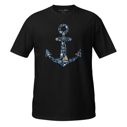 The Captins Anchor Cotton Unisex T-Shirt