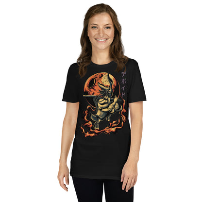 The Blood Moon Samurai Cotton Unisex T-Shirt