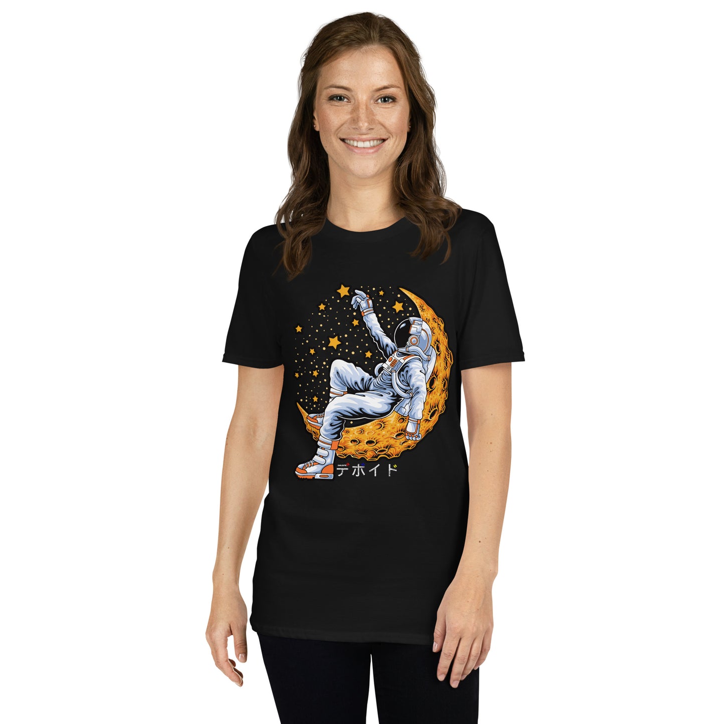 Chillin on the Moon Cotton Unisex T-Shirt