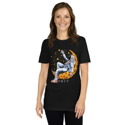 Chillin on the Moon Cotton Unisex T-Shirt