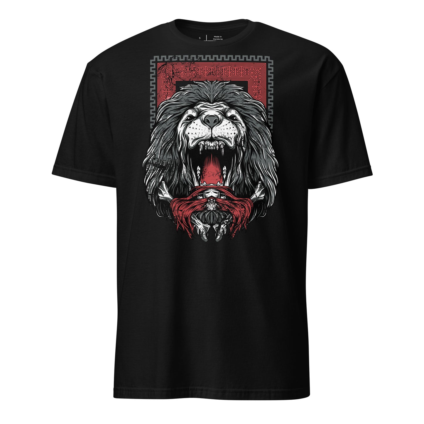 Red Leo Cotton Unisex T-Shirt