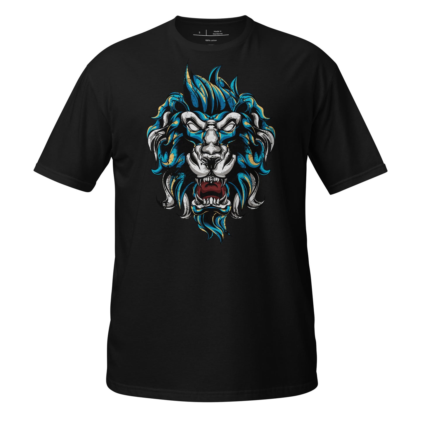 Blue Leo Cotton Unisex T-Shirt