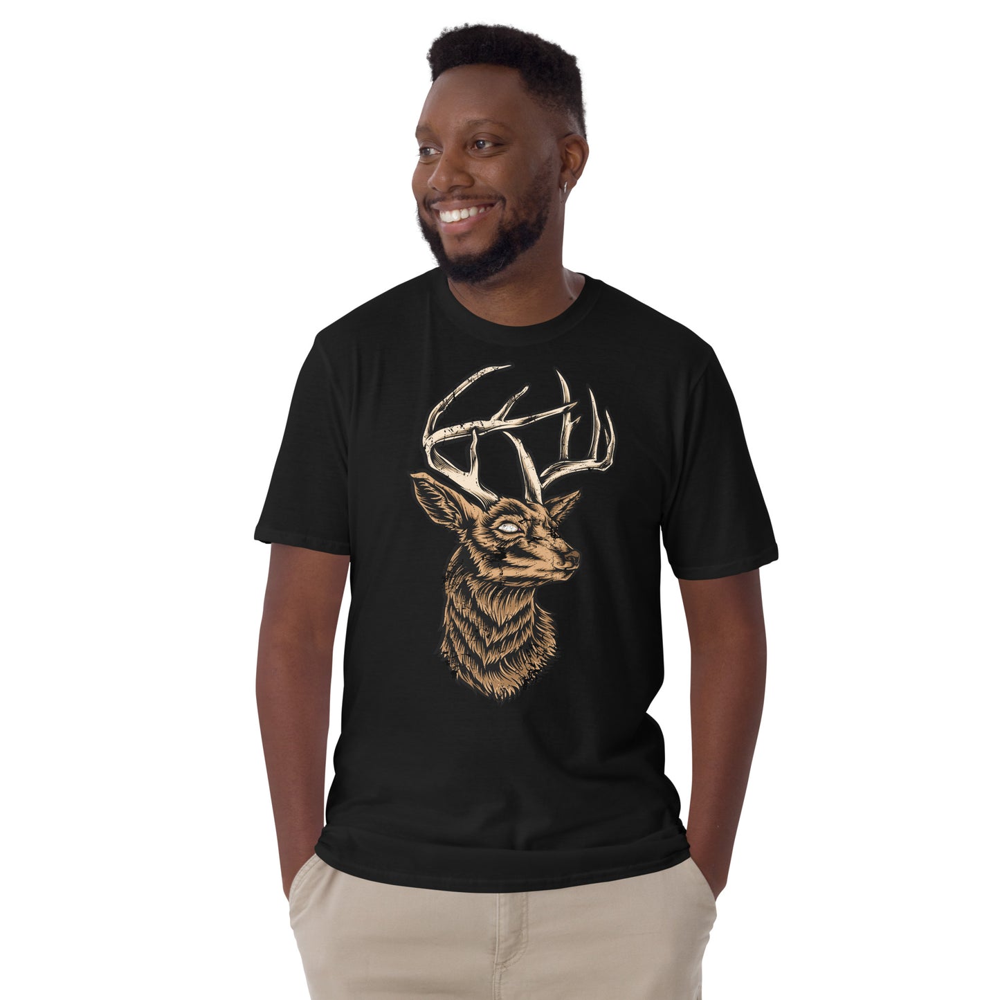 The Defiant Deer Cotton Unisex T-Shirt