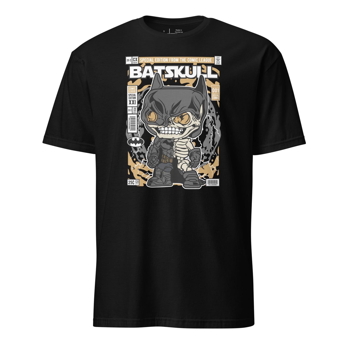 Bat Skull Cotton Unisex T-Shirt