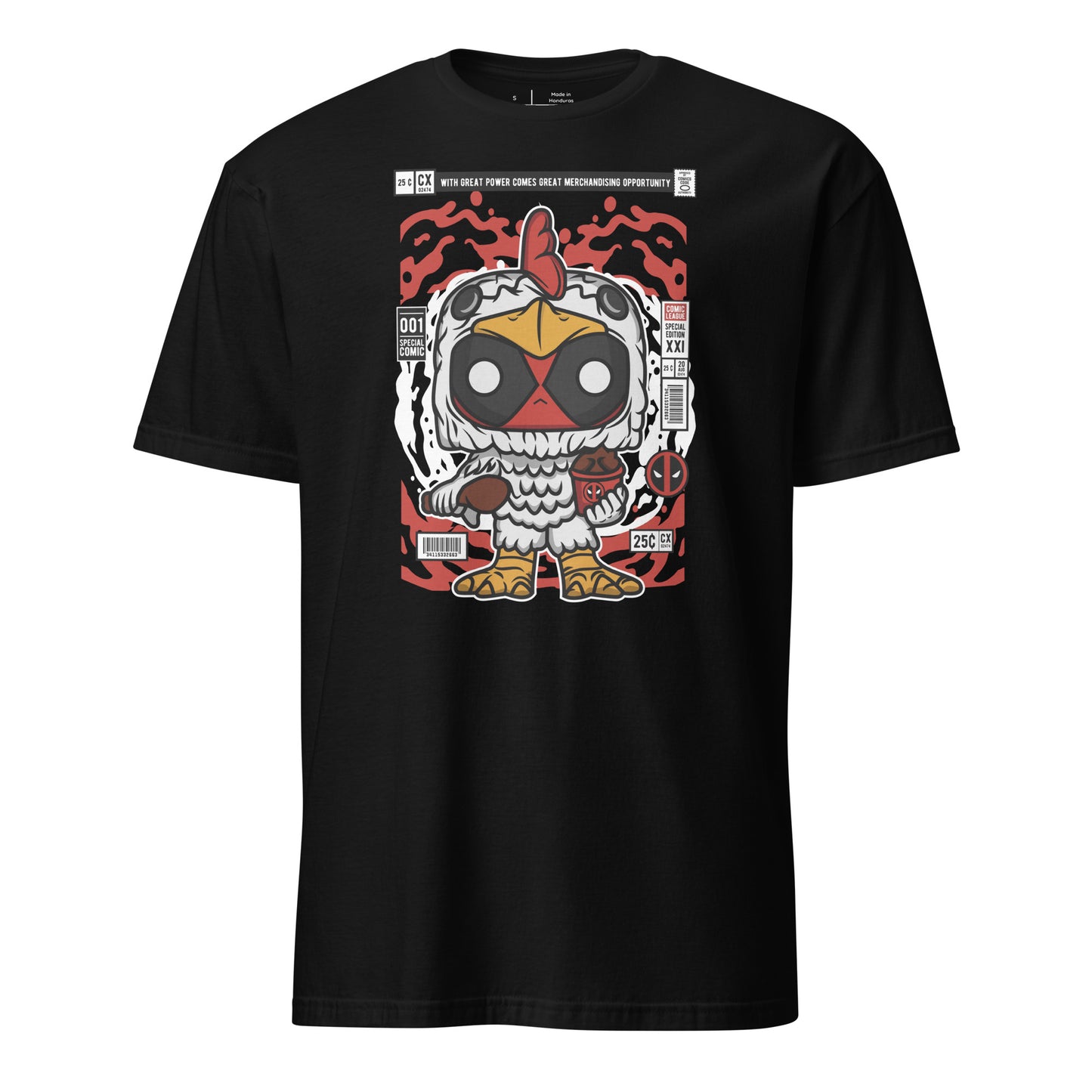 Deadpool Chicken Cotton Unisex T-Shirt