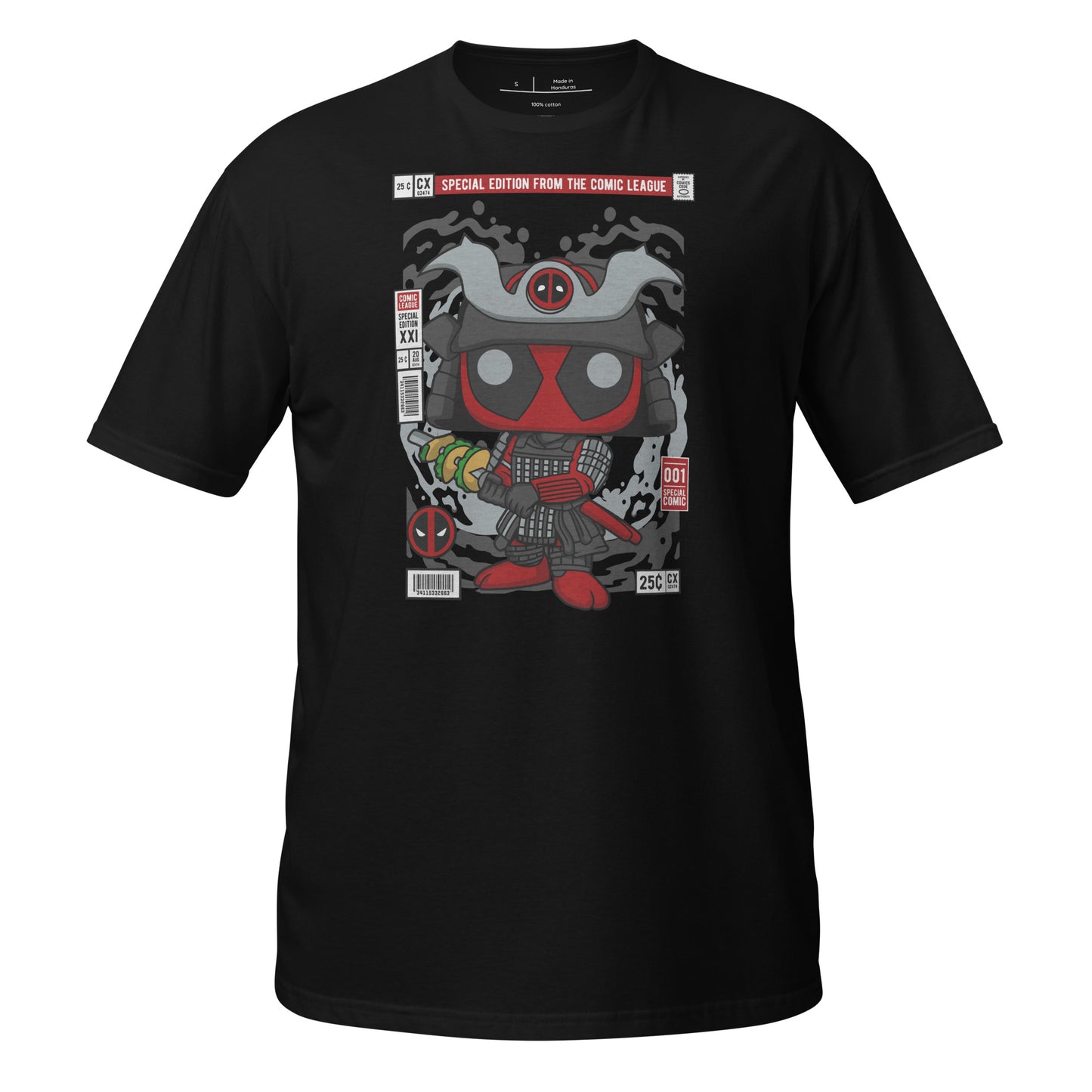 Deadpool Samurai Cotton Unisex T-Shirt