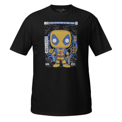 Deadpool Yellow Cotton Unisex T-Shirt