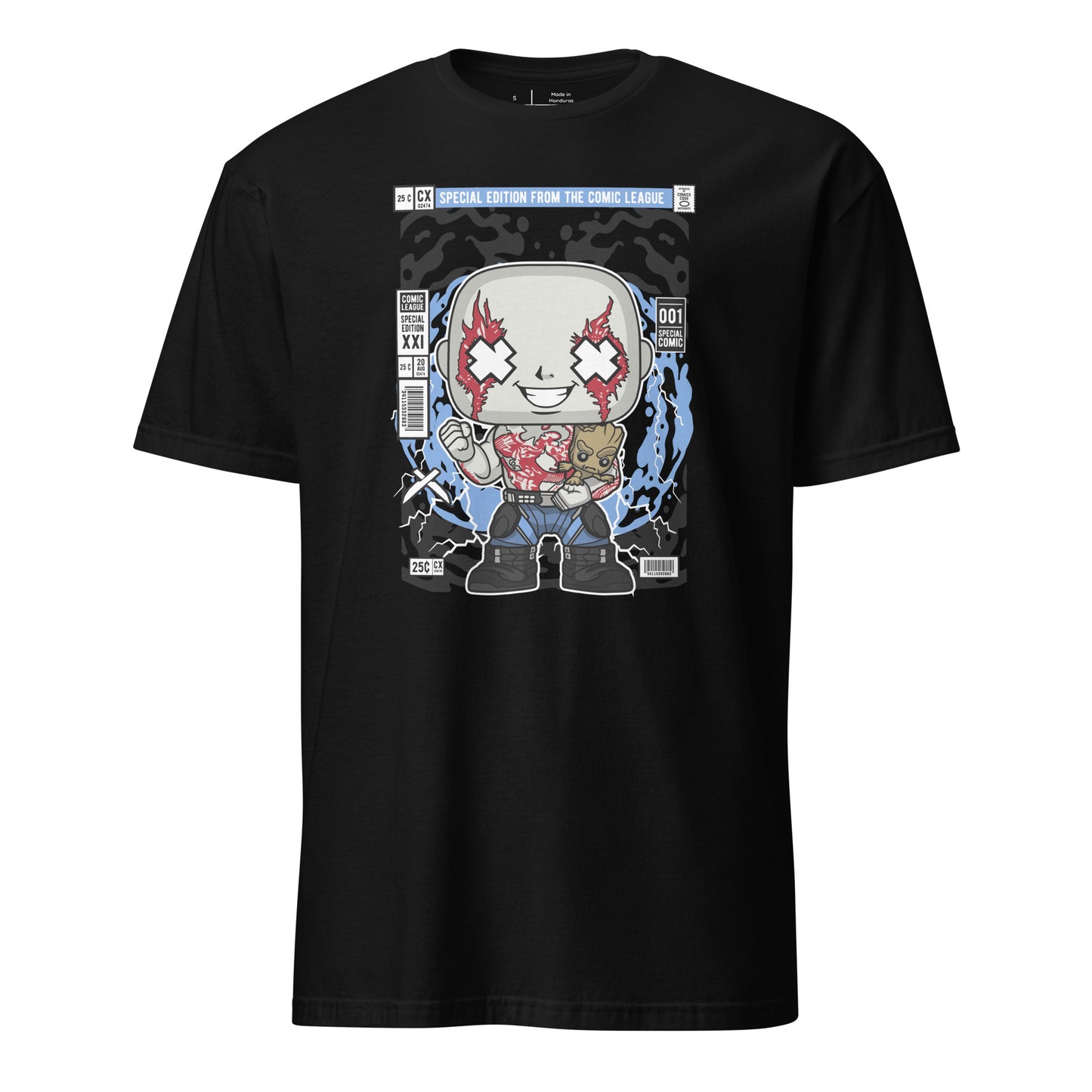 Drax With Groot Cotton Unisex T-Shirt