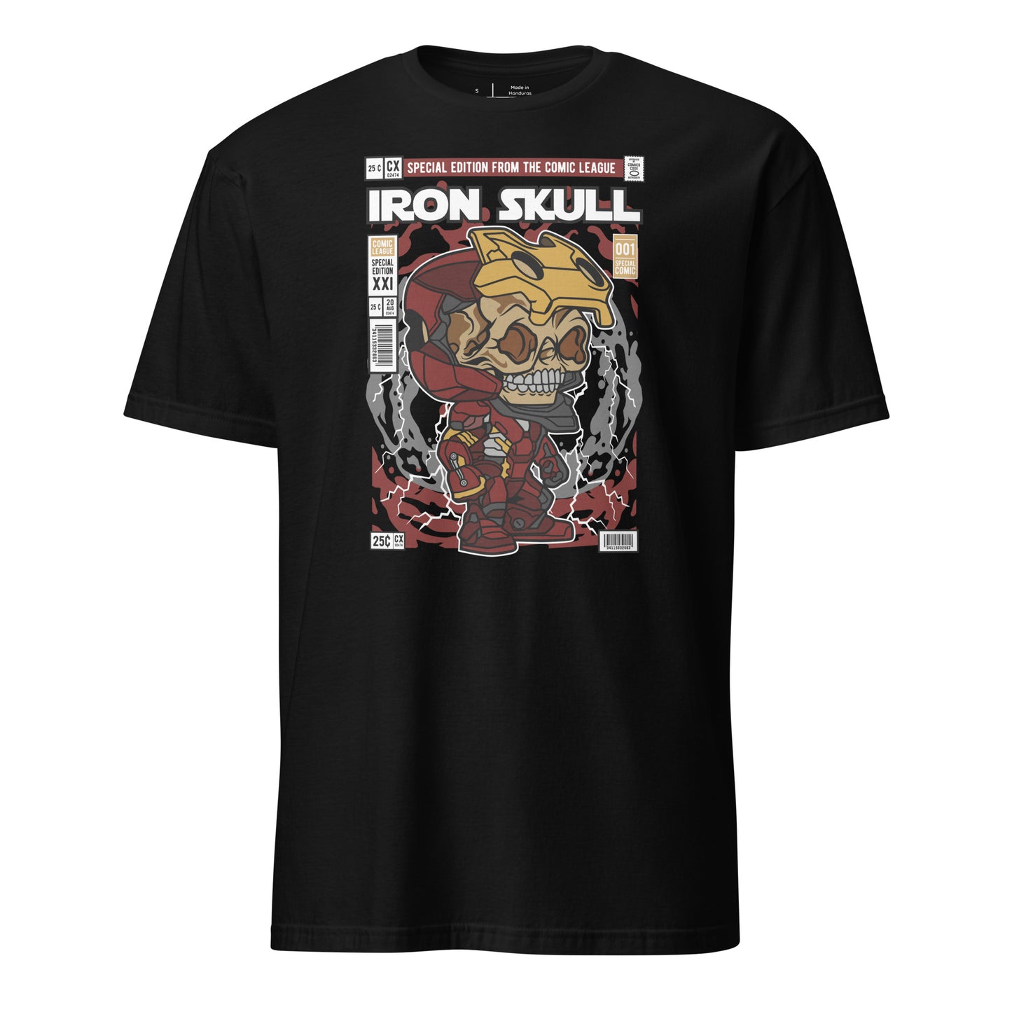 Iron Skull Cotton Unisex T-Shirt