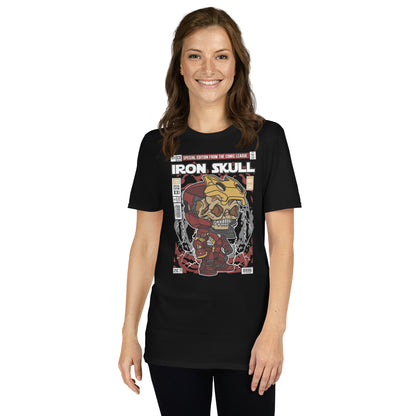 Iron Skull Cotton Unisex T-Shirt