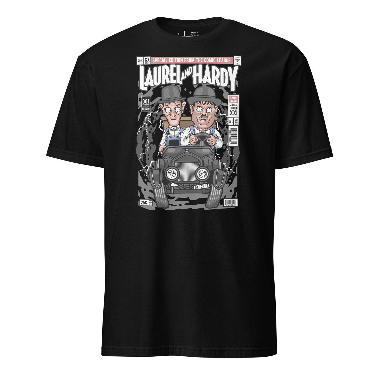 Laurel And Hardy Cotton Unisex T-Shirt