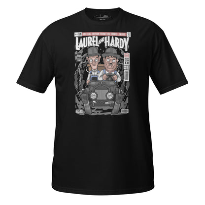 Laurel And Hardy Cotton Unisex T-Shirt