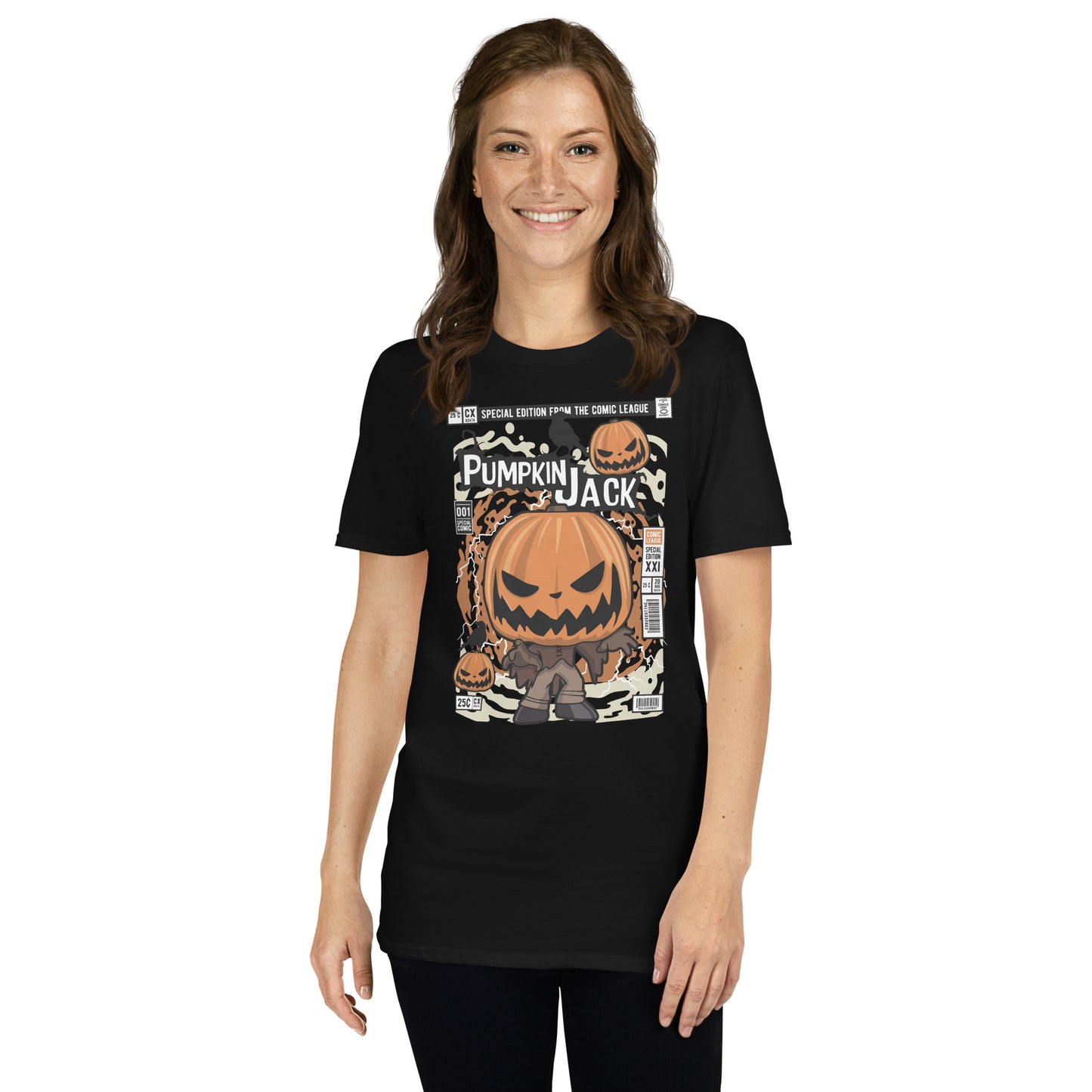 Pumpkin King Jack Cotton Unisex T-Shirt