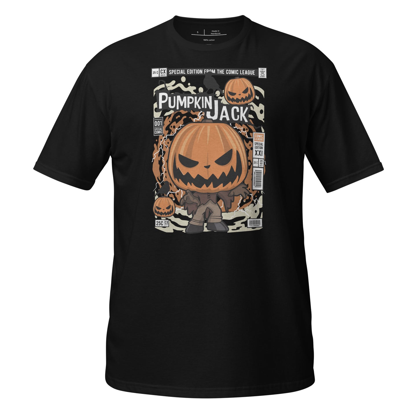 Pumpkin King Jack Cotton Unisex T-Shirt