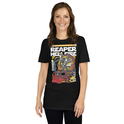 Reaper Hell Fire Cotton Unisex T-Shirt