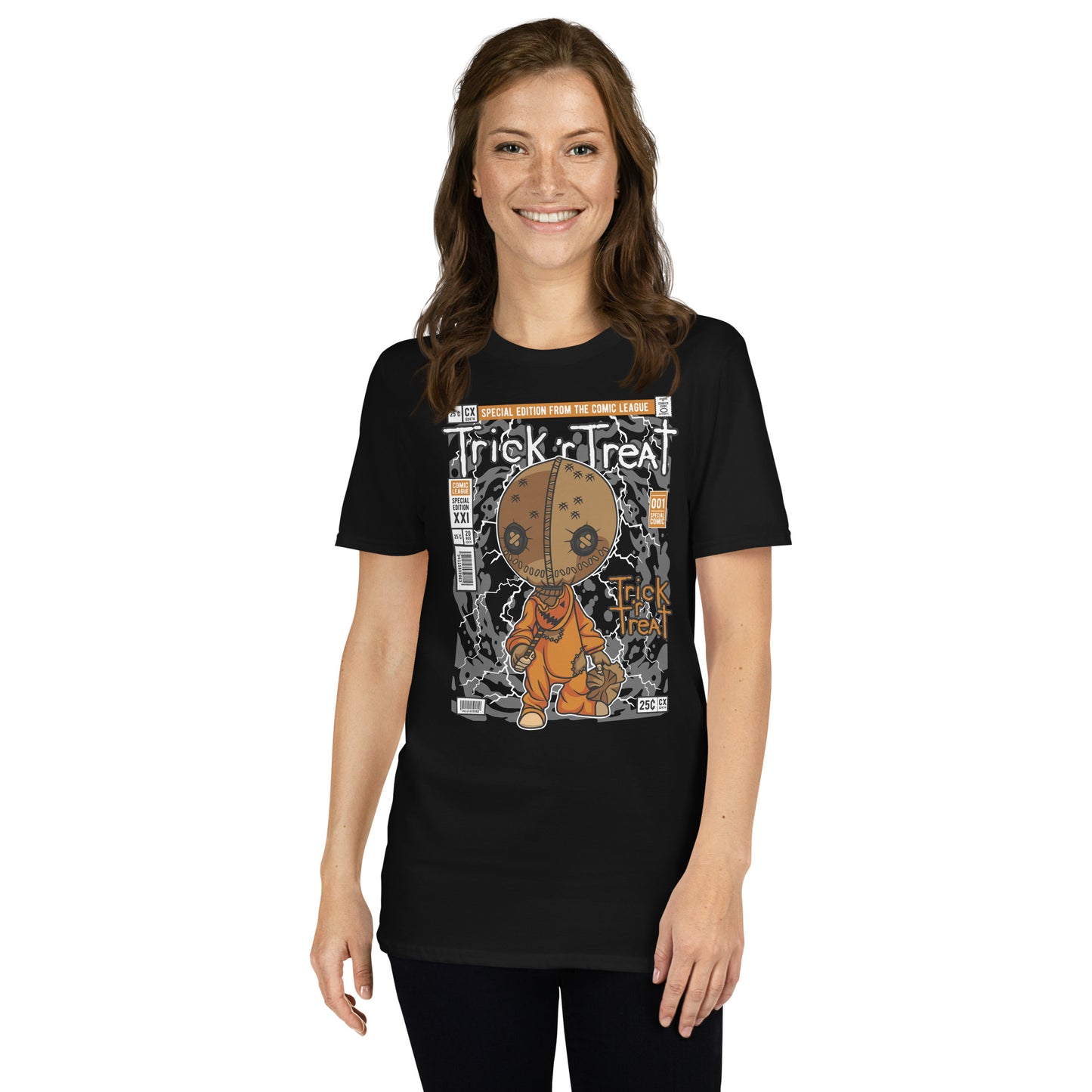 Sam Trick or Treat Cotton Unisex T-Shirt