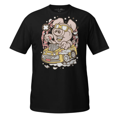 HotRod Oinker Cotton Unisex T-Shirt