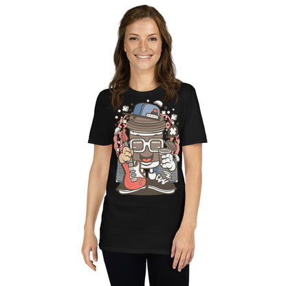 Coffee Rocker Cotton Unisex T-Shirt