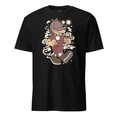 Detective Wacky Wolf Cotton Unisex T-Shirt