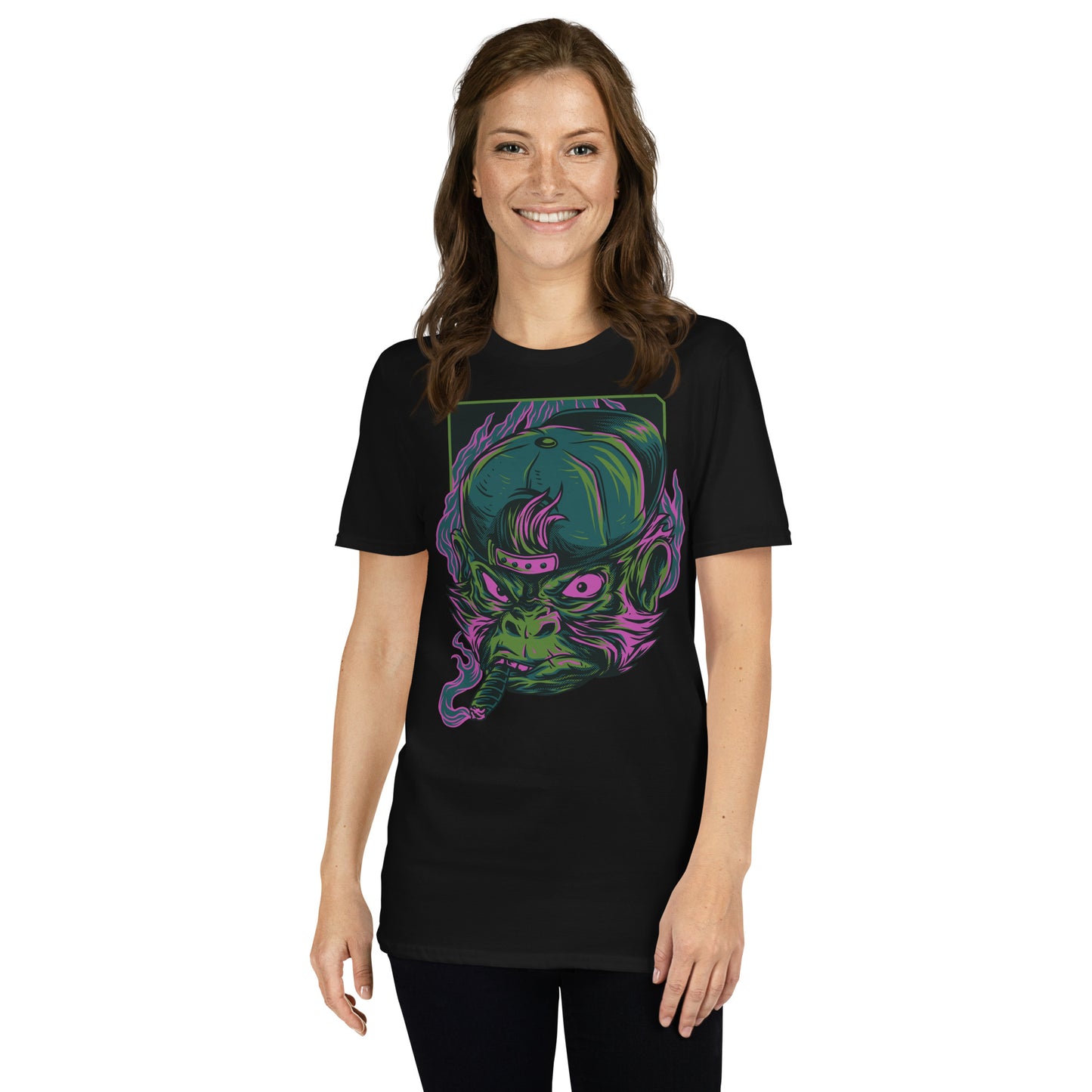 Pinged Primate Cotton Unisex T-Shirt