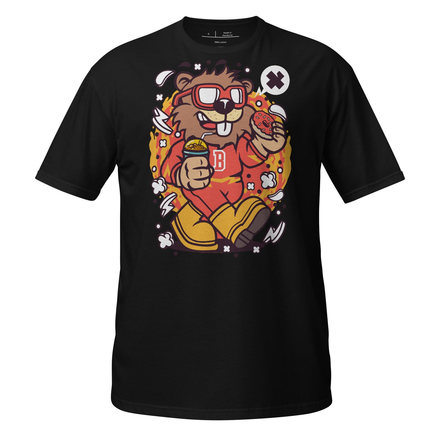 The Chillin Bam Bam Beaver Cotton Unisex T-Shirt