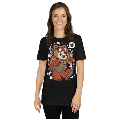 Super Grizzle-e Bear Cotton Unisex T-Shirt