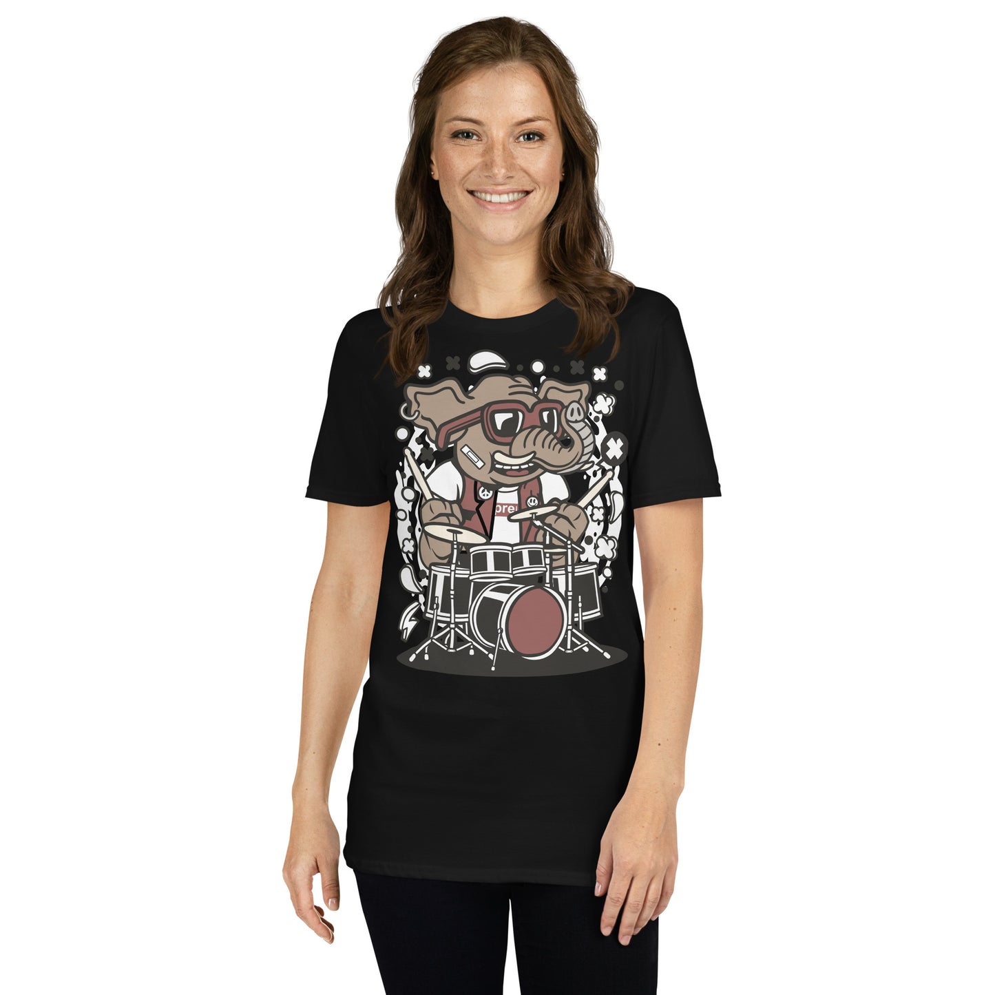 Chompa Chubz On Drums Cotton Unisex T-Shirt