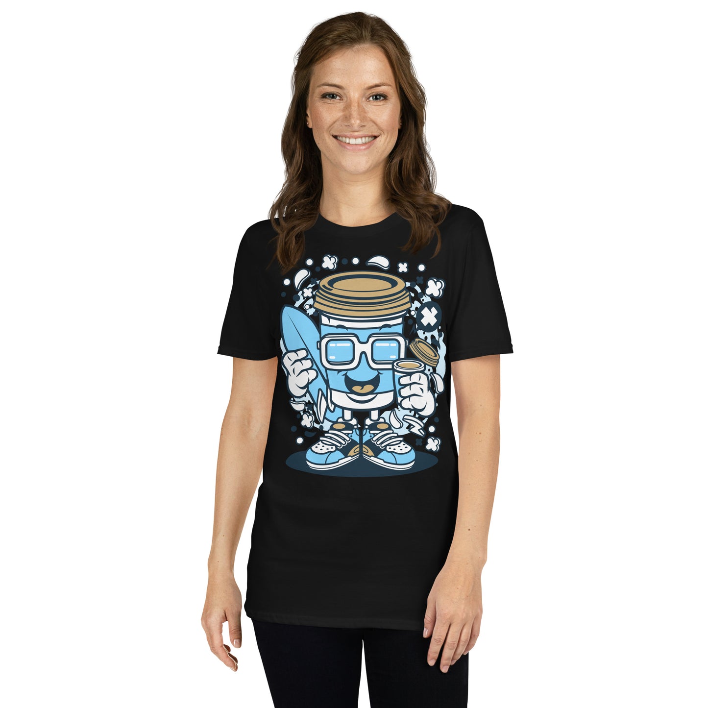 Surfs Up Caffine Cotton Unisex T-Shirt