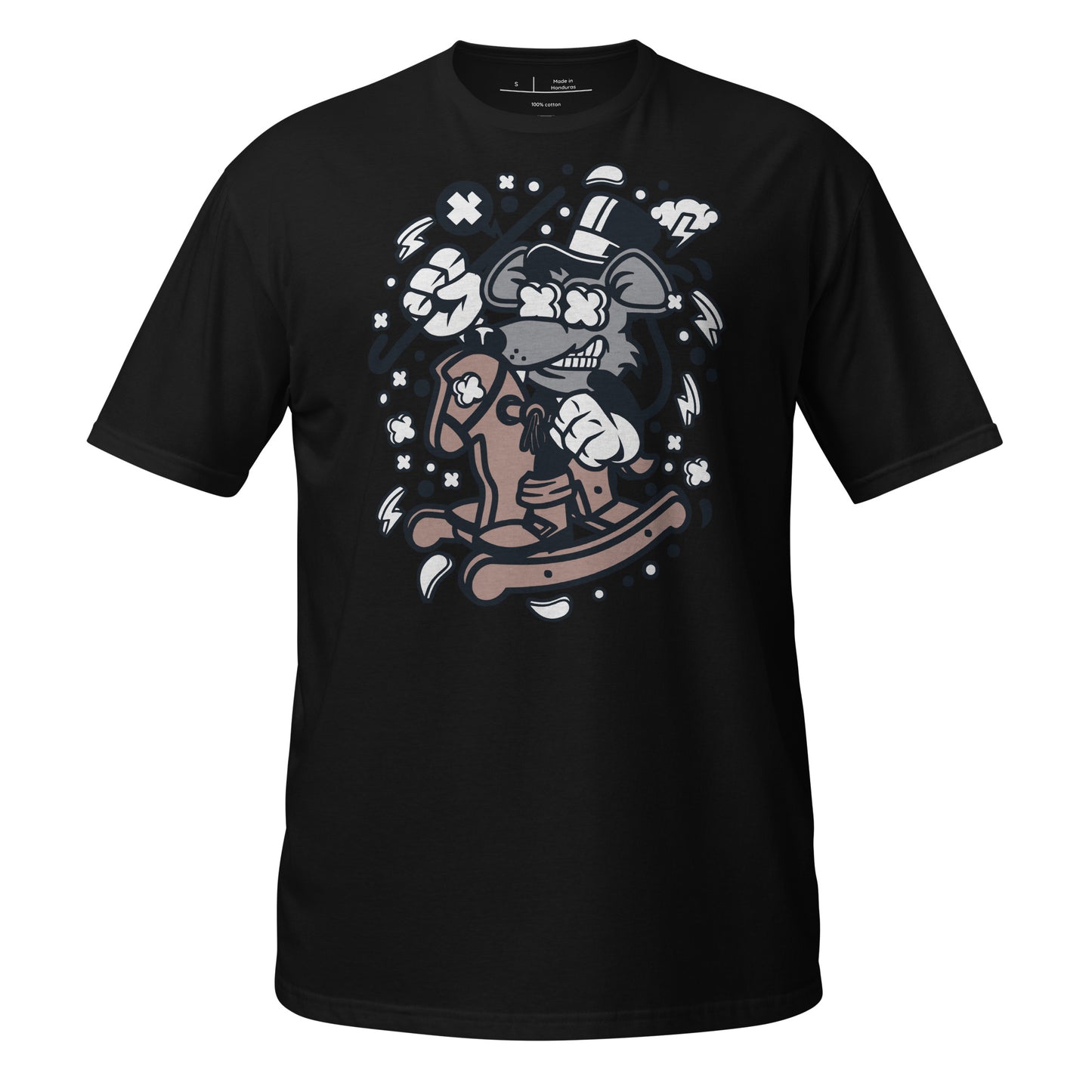 Rockin Rabid Rat Cotton Unisex T-Shirt