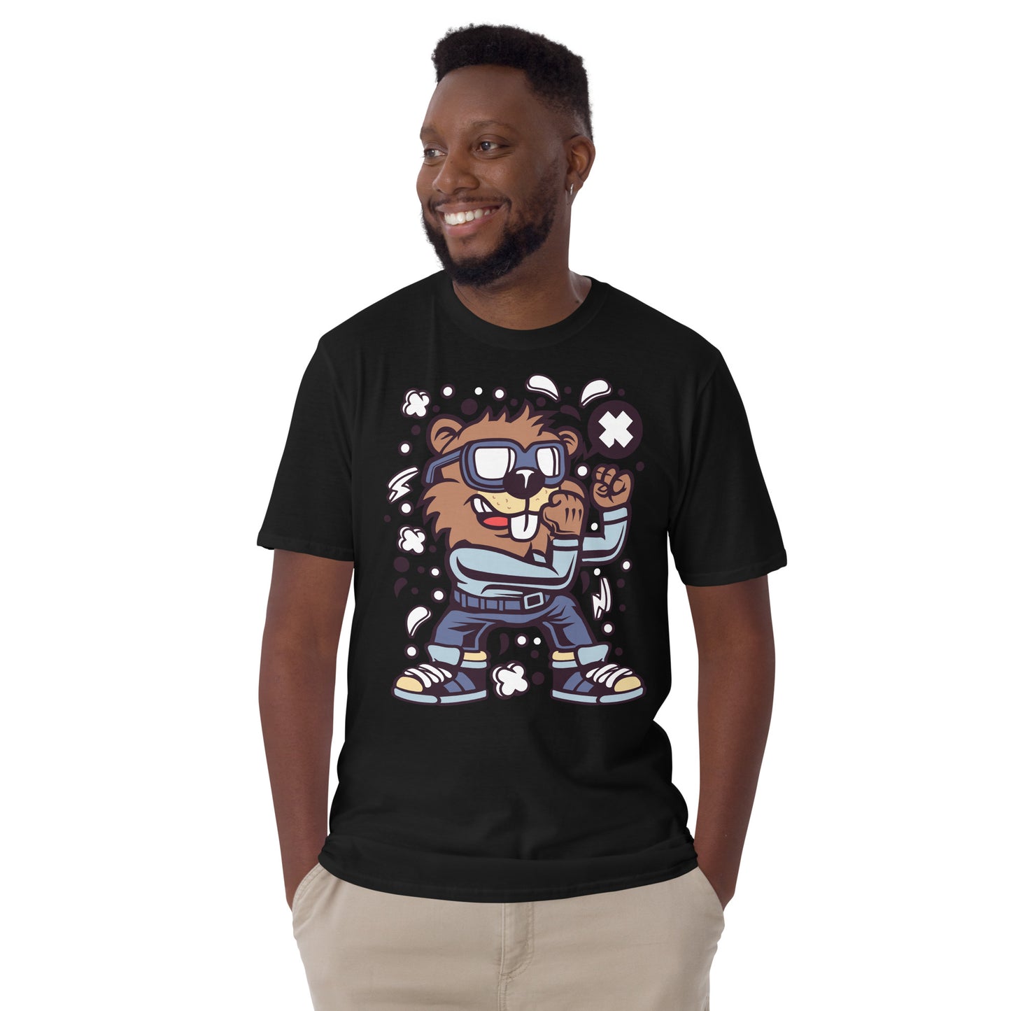 Bam Bam Beaver The Fighter Cotton Unisex T-Shirt