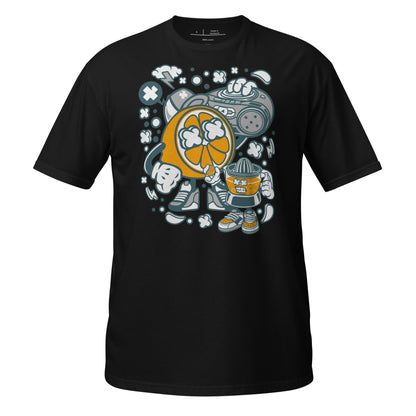 Orange Boombox Cotton Unisex T-Shirt