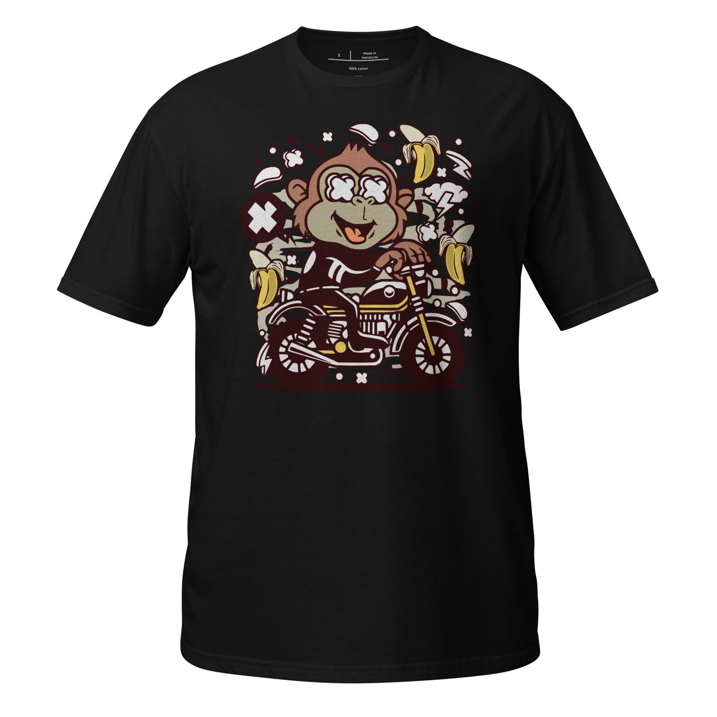 Biker Monty Cotton Unisex T-Shirt