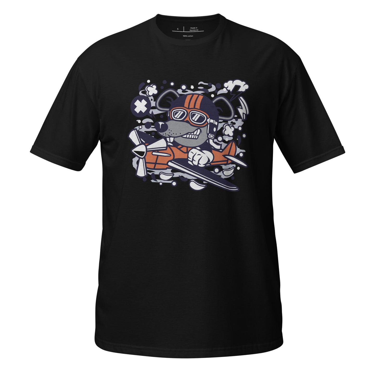 Flying Rabid Rat Cotton Unisex T-Shirt