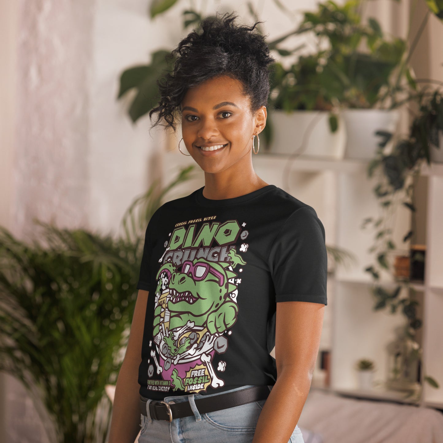 Cereal Killer - Dino Crunch Cotton Unisex T-Shirt