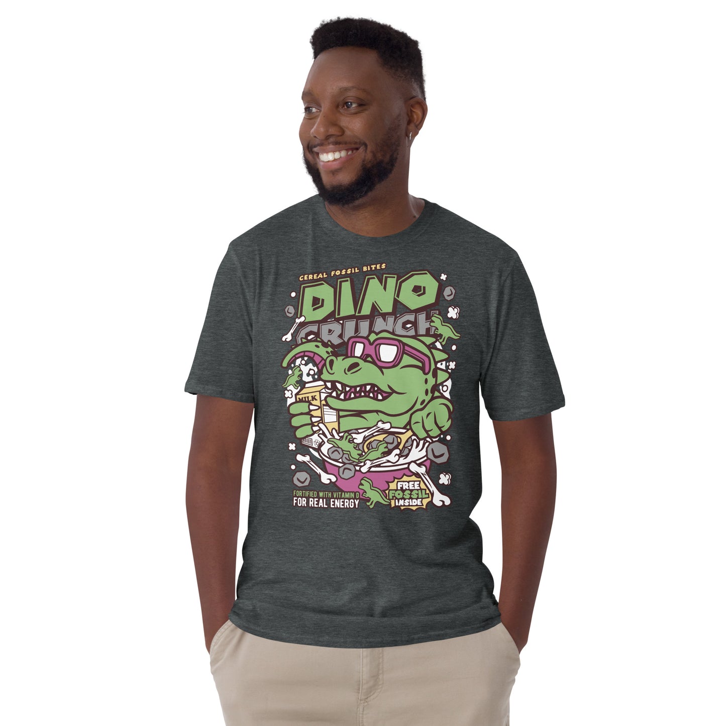 Cereal Killer - Dino Crunch Cotton Unisex T-Shirt