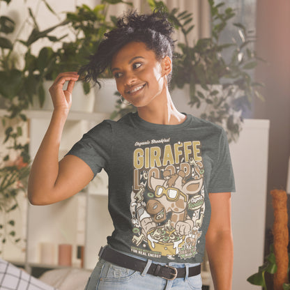 Cereal Killer - Girrafe Loops Cotton Unisex T-Shirt