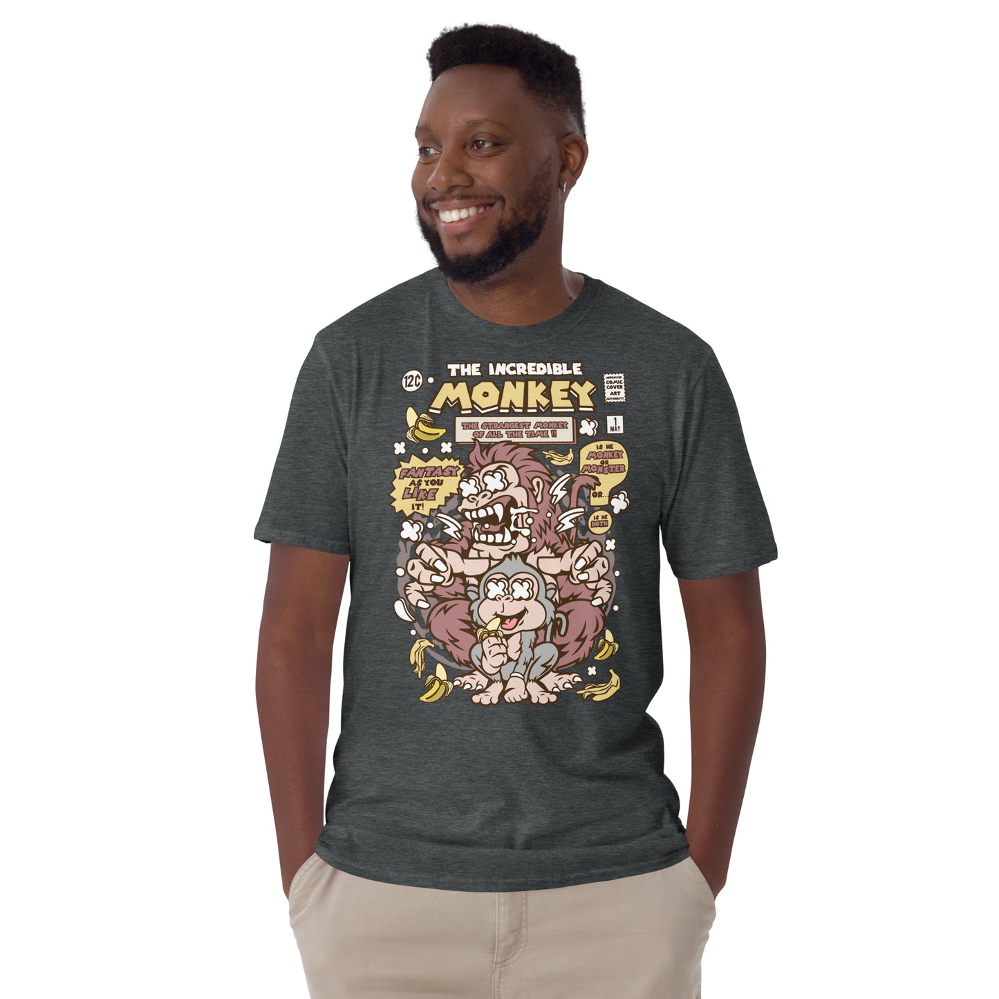 The Incredible Monkey Cotton Unisex T-Shirt