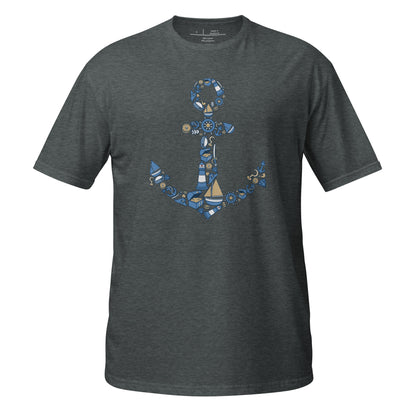 The Captins Anchor Cotton Unisex T-Shirt