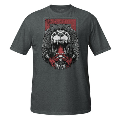 Red Leo Cotton Unisex T-Shirt