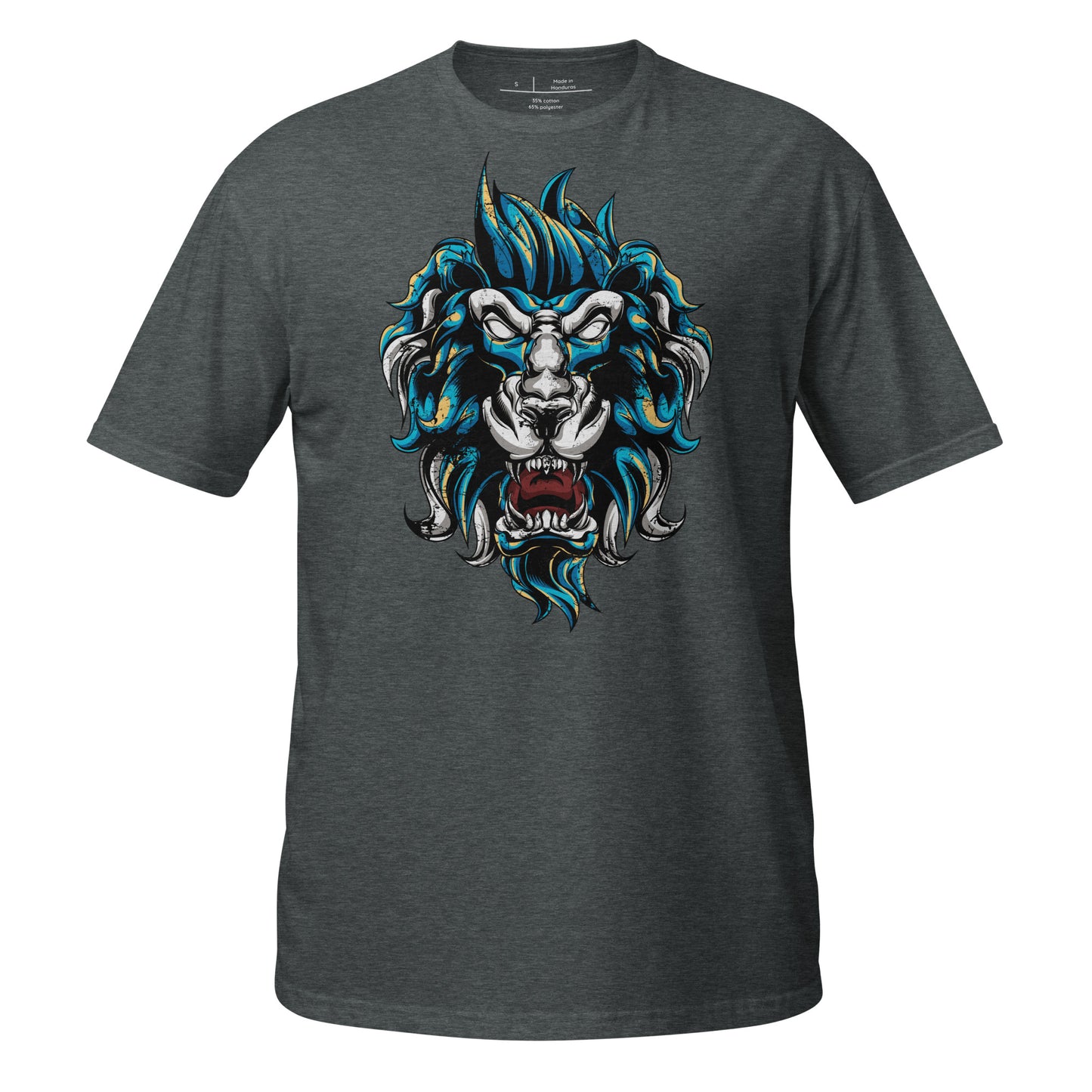 Blue Leo Cotton Unisex T-Shirt