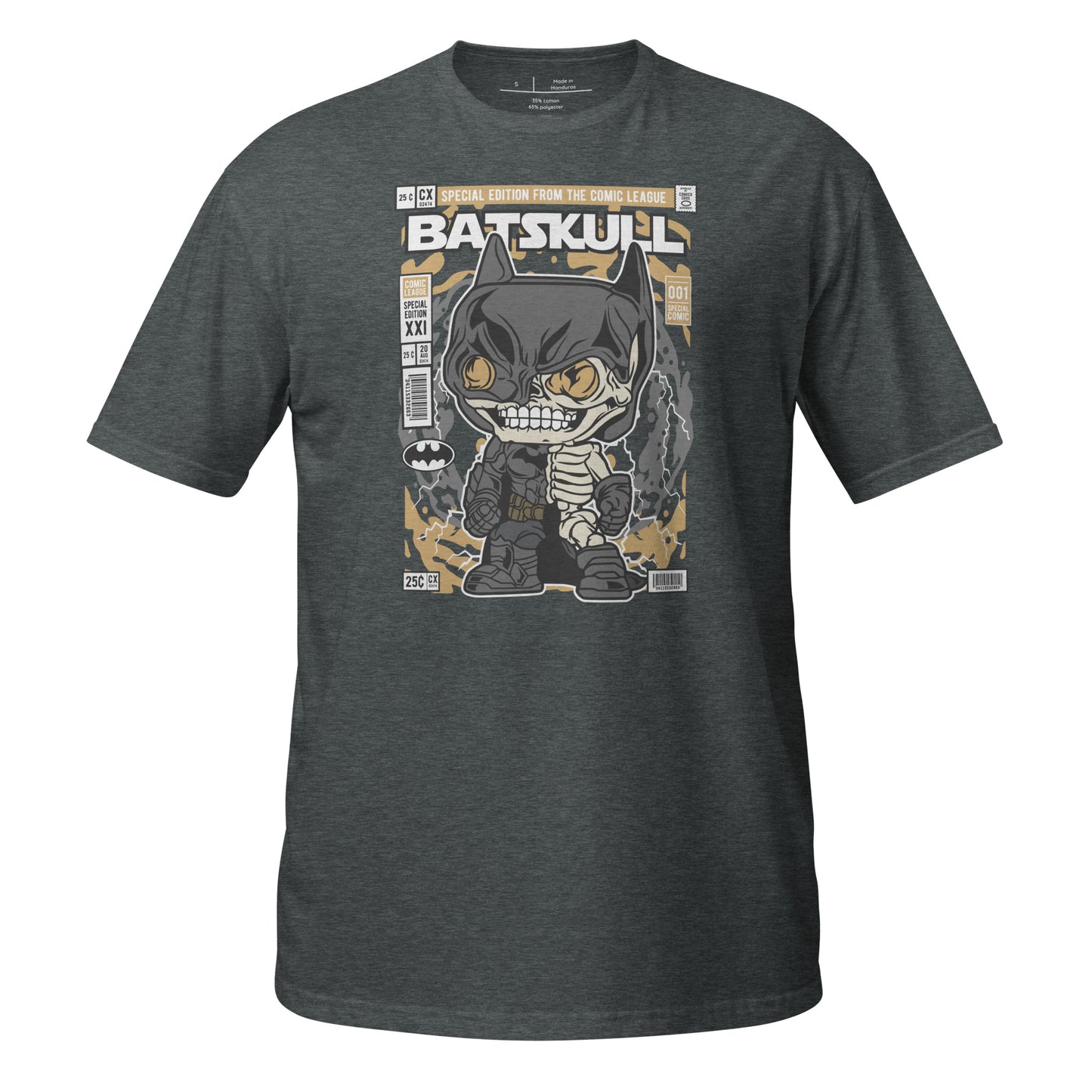 Bat Skull Cotton Unisex T-Shirt