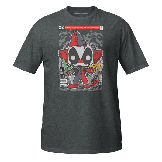 Deadpool Clown- Cotton Unisex T-Shirt